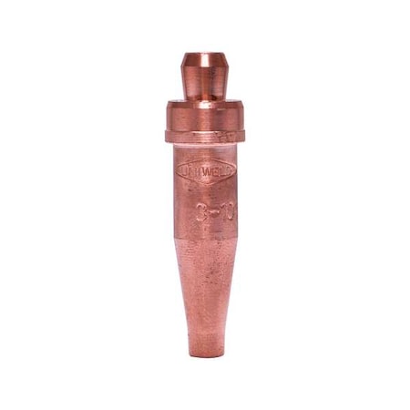 Acetylene Cutting Tip No. 5, Light to Medium Preheat, General Purpose Cutting, 5 MPN:3-101-5