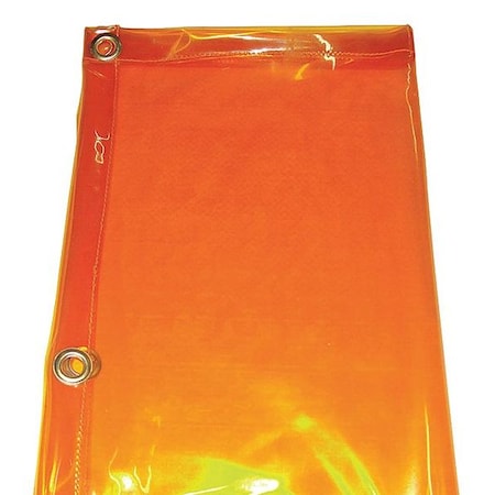 Welding Curtain, Transparent PVC, 6 ft. W., 4 ft. H., 13 oz/sq yd, 150 Degrees F Withstand Temp. MPN:22RN56