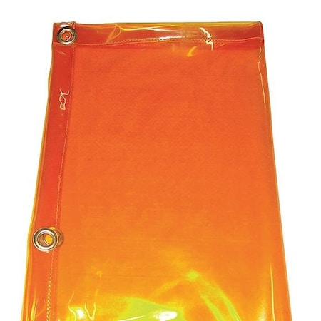 Welding Curtain, Transparent PVC, 8 ft. W., 6 ft. H., 13 oz/sq yd, 150 Degrees F Withstand Temp. MPN:22RN58