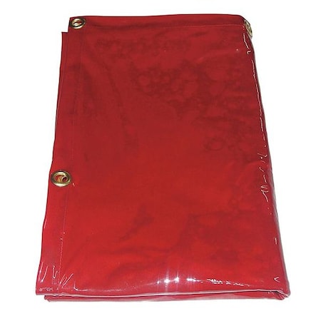 Welding Curtain, Transparent PVC, 6 ft. W., 6 ft. H., 13 oz/sq yd, 150 Degrees F Withstand Temp. MPN:22RN60