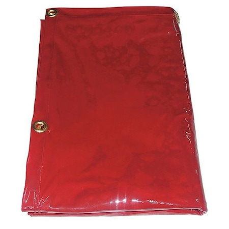 Welding Curtain, Transparent PVC, 8 ft. W., 6 ft. H., 13 oz/sq yd, 150 Degrees F Withstand Temp. MPN:22RN61