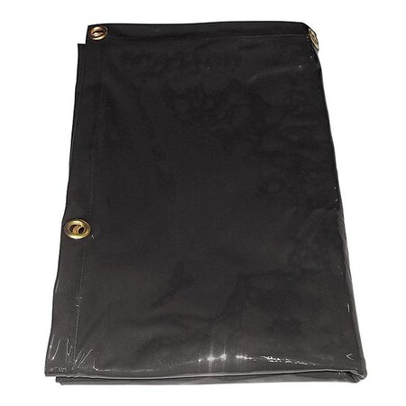 Welding Curtain, Transparent PVC, 6 ft. W., 4 ft. H., 13 oz/sq yd, 150 Degrees F Withstand Temp. MPN:22RN62