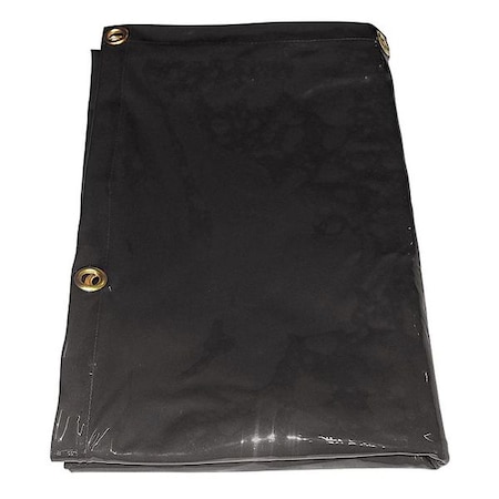 Welding Curtain, Transparent PVC, 8 ft. W., 6 ft. H., 13 oz/sq yd, 150 Degrees F Withstand Temp. MPN:22RN64