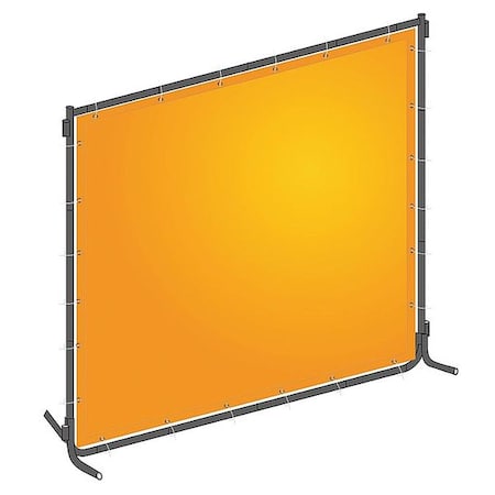 Welding Screen, Transparent PVC, 4 ft. W., 6 ft. H., 13 oz/sq yd, 150 Degrees F Withstand Temp. MPN:22RN68