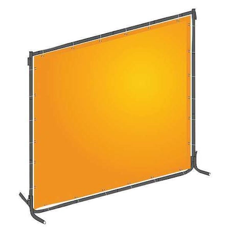 Welding Screen, Transparent PVC, 6 ft. W., 6 ft. H., 13 oz/sq yd, 150 Degrees F Withstand Temp. MPN:22RN69
