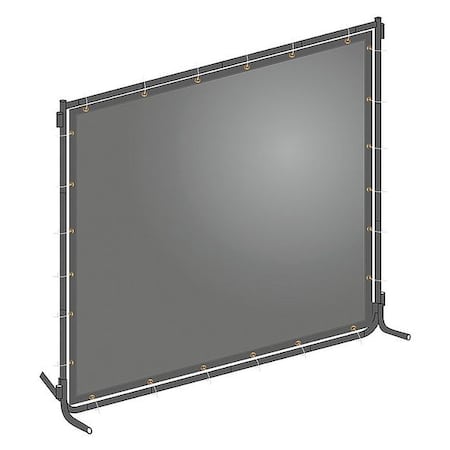 Welding Screen, Transparent PVC, 4 ft. W., 6 ft. H., 13 oz/sq yd, 150 Degrees F Withstand Temp. MPN:22RN74