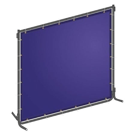 Welding Screen, Transparent PVC, 4 ft. W., 6 ft. H., 13 oz/sq yd, 150 Degrees F Withstand Temp. MPN:22RN77