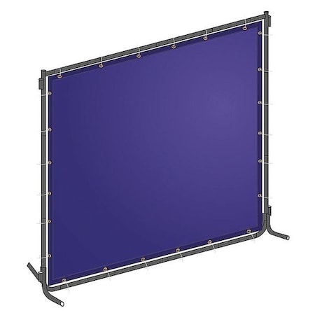 Welding Screen, Transparent PVC, 6 ft. W., 6 ft. H., 13 oz/sq yd, 150 Degrees F Withstand Temp. MPN:22RN78