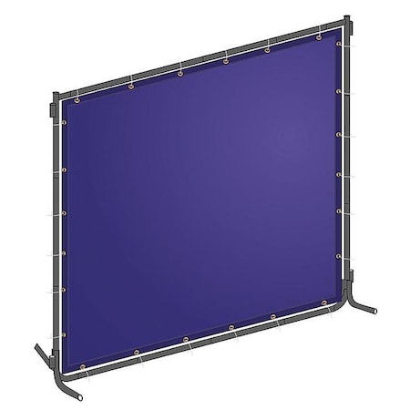 Welding Screen, Transparent PVC, 8 ft. W., 6 ft. H., 13 oz/sq yd, 150 Degrees F Withstand Temp. MPN:22RN79