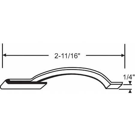 Frame Tension Spring, Screen, 2-25/64