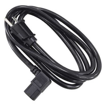 PC Power Cord, 5-15P, IEC C13, 6 ft., Blk, 15A MPN:20PX09ID