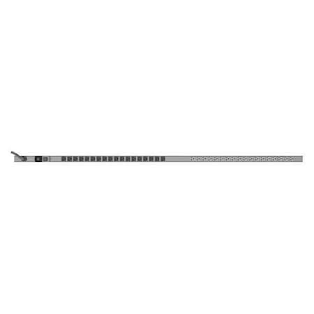 Power Strip, Surge, 5-20R, L5-30P, 12 ft., Gray MPN:2MV39