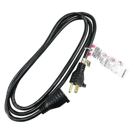 SJT Extension Cord, 16 AWG, Indoor, 16/3, 1 Outlets, 5-15R, Black, PVC, 5-15P, 6 ft MPN:5XFP9ID