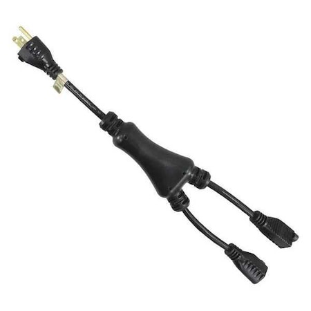 Splitter Power Cord, 5-15P, SJT, 1.2 ft., 15A MPN:5XFT7ID