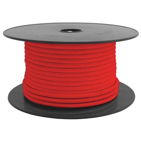 Primary Wire, Automotive, 14 AWG, 1C C, Red, PVC, Stranded, 50V, 100 ft. MPN:5ZLN0