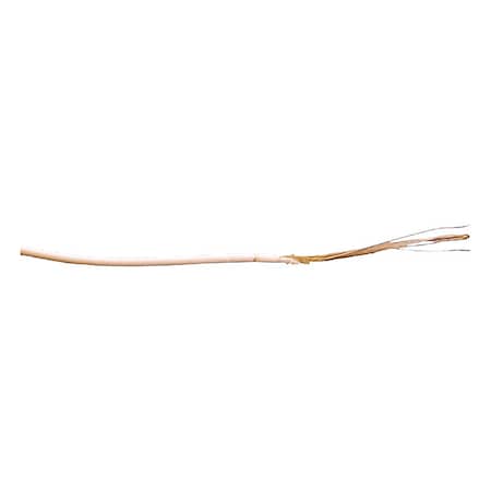 High Temp and High-Voltage Wire, TFE, 14 AWG, White, Stranded, 300V, 50 ft MPN:827D37
