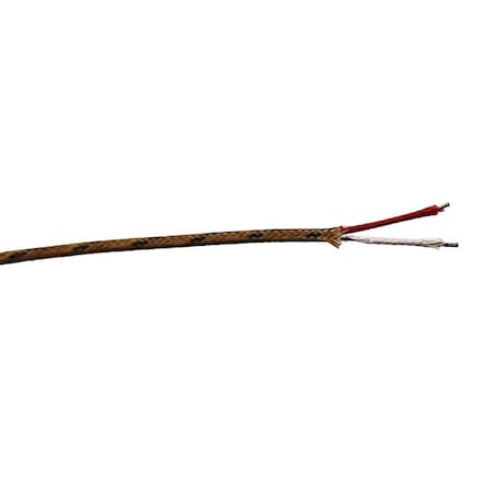 ThermocoupleWire, TypeJ, 20AWG, Brown, 250ft MPN:827D95