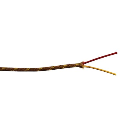 ThermocoupleWire, TypeK, 20AWG, Brown, 25ft MPN:827D97