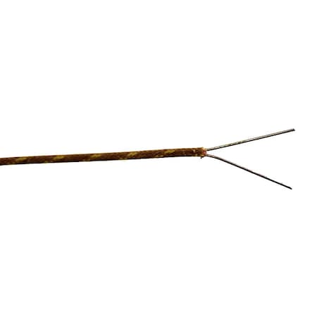 ThermocoupleWire, TypeK, 20AWG, Brown, 25ft MPN:827DA2