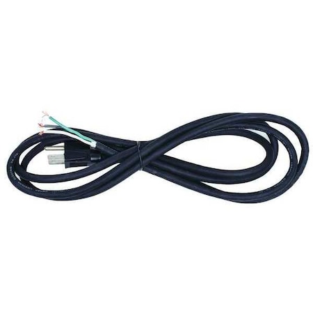 Power Cord, 5-15P, SJO, 8 ft., Blk, 10A, 18/3 MPN:E3600