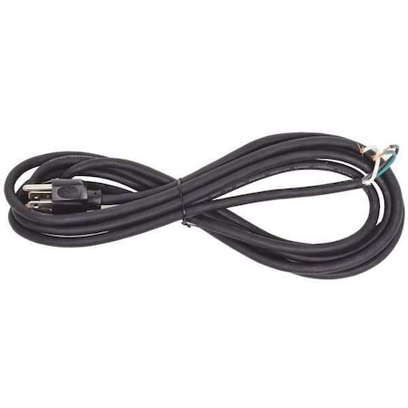 Power Cord, 5-15P, SJO, 12 ft., Blk, 10A, 18/3 MPN:E3604
