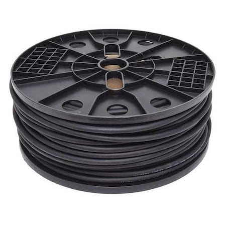 Portable Cord, SJOOW, 14 AWG, 2 C, Black, EPDM Rubber, Stranded, 300V, Indoor/Outdoor, 250 ft MPN:E3609