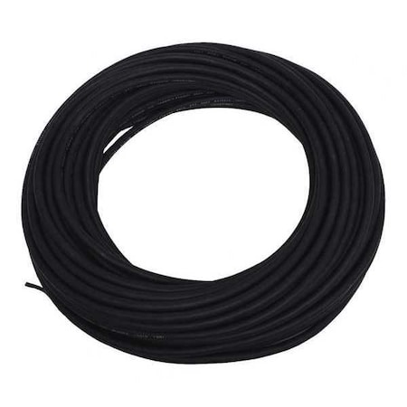 Portable Cord, SJOOW, 16 AWG, 2 C, Black, EPDM Rubber, Stranded, 300V, Indoor/Outdoor, 100 ft MPN:E3610