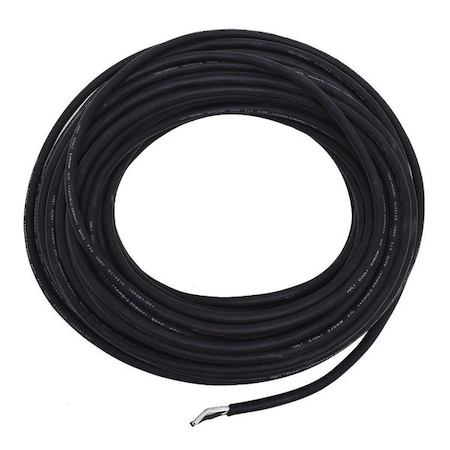 Portable Cord, SJOOW, 14 AWG, 2 C, Black, EPDM Rubber, Stranded, 300V, Indoor/Outdoor, 100 ft MPN:1YPW4