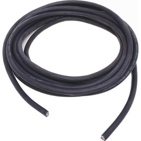 Portable Cord, SJOOW, 14 AWG, 4 C, Black, Rubber, Stranded, 300V, Indoor/Outdoor, 25 ft MPN:E3616