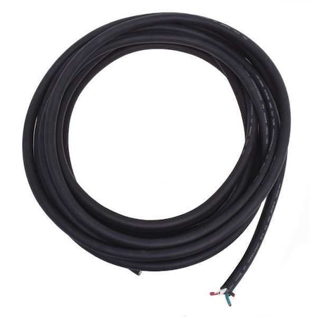 Portable Cord, SJOOW, 12 AWG, 4 C, Black, Rubber, Stranded, 300V, Indoor/Outdoor, 25 ft MPN:E3617