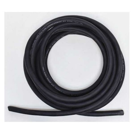 Portable Cord, SOOW, 14 AWG, 4 C, Black, Rubber, Stranded, 600V, Indoor/Outdoor, 25 ft MPN:E3643