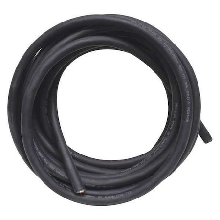 Portable Cord, SOOW, 10 AWG, 3 C, Black, Rubber, Stranded, 600V, Indoor/Outdoor, 25 ft MPN:20PY07