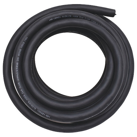 Portable Cord, SOOW, 8 AWG, 4 C, Black, Rubber, Stranded, 600V, Indoor/Outdoor, 25 ft MPN:E3651