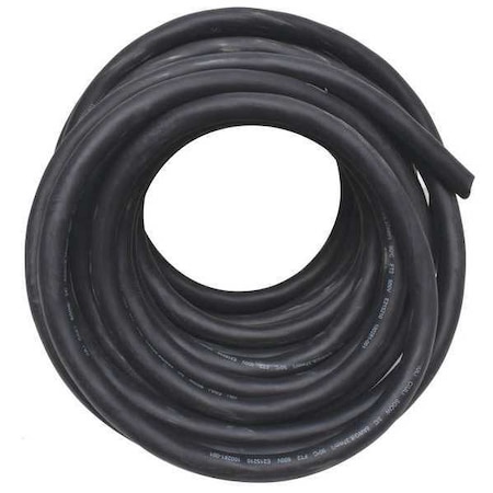 Portable Cord, SOOW, 8 AWG, 3 C, Black, Rubber, Stranded, 600V, Indoor/Outdoor, 50 ft MPN:E3665