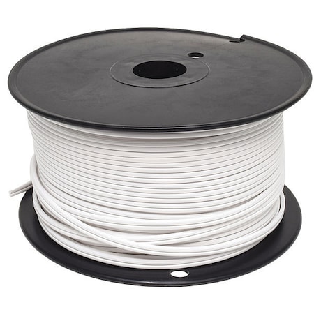 Portable Cord, SPT-1, 18 AWG, 2 C, White, Stranded, 300V, 250 ft MPN:2W374