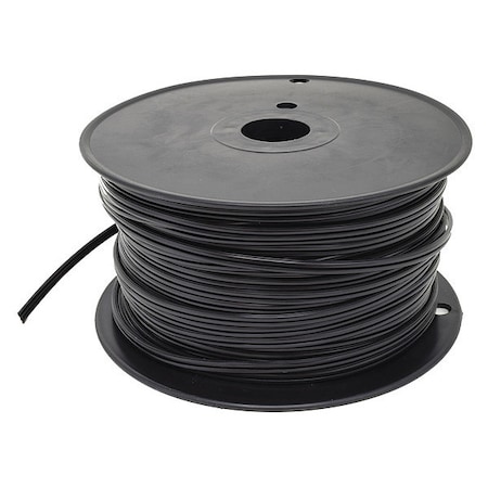 Portable Cord, SPT-1, 18 AWG, 2 C, Black, Stranded, 300V, 250 ft MPN:E3681