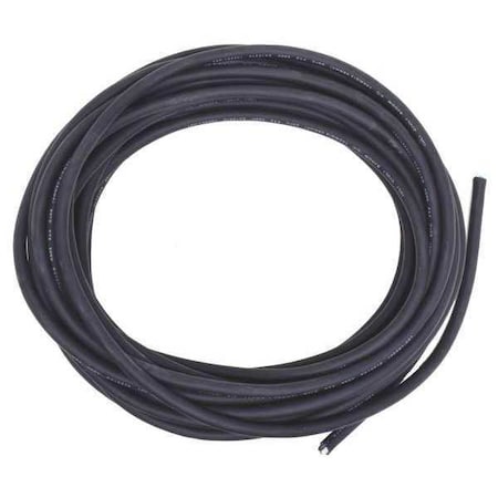 Portable Cord, SJOOW, 14 AWG, 3 C, Black, Rubber, Stranded, 300V, Indoor/Outdoor, 50 ft MPN:4KA60