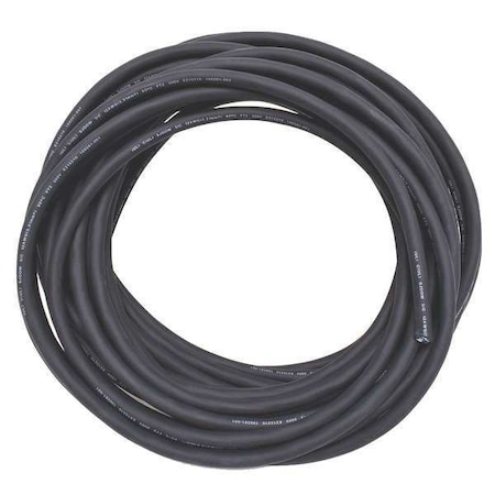 Portable Cord, SJOOW, 12 AWG, 3 C, Black, Rubber, Stranded, 300V, Indoor/Outdoor, 50 ft MPN:E3695