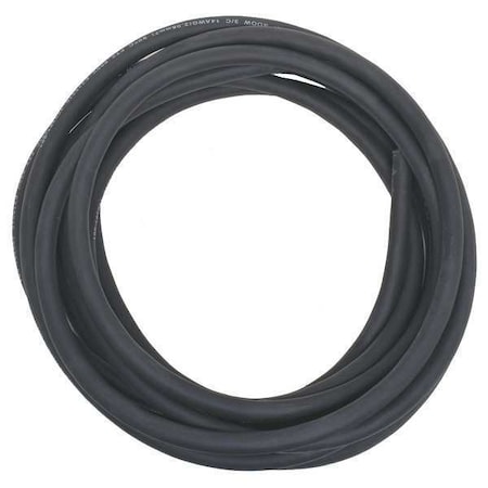 Portable Cord, SOOW, 14 AWG, 3 C, Black, Rubber, Stranded, 600V, Indoor/Outdoor, 25 ft MPN:E3698