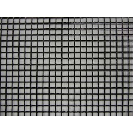 Carbon Steel Wire Mesh, 4 ft W, 96 in L, 0.063 in Wire Dia, Black MPN:12002E063-48X96
