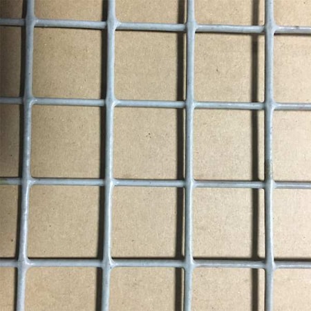 Carbon Steel Wire Mesh, 4 ft W, 96 in L, 0.105 in Wire Dia, Gray MPN:12150ME105G-48x96