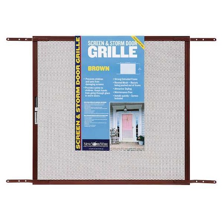 Carbon Steel Screen, Steel, 24 1/2 in W, 26 in L, Brown MPN:FSP8511-U