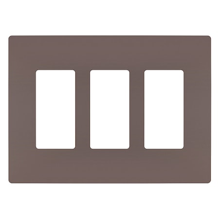 Rocker Wall Plate, Number of Gangs: 3 Plastic, Metallic Finish, Bronze MPN:RWP263DBCC6