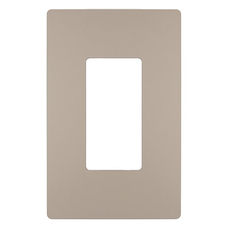 Rocker Wall Plate, Number of Gangs: 1 Plastic, Metallic Finish, Nickel MPN:RWP26NICC6