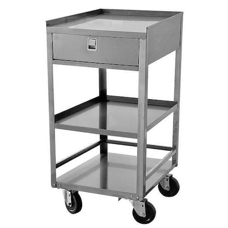 Mobile Equipment Stand, 300 lb., 30 In. H MPN:23AR43