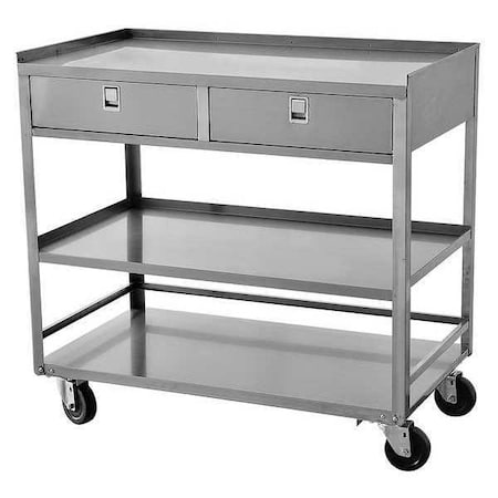 Mobile Equipment Stand, 500 lb., 35 In. H MPN:23AR44