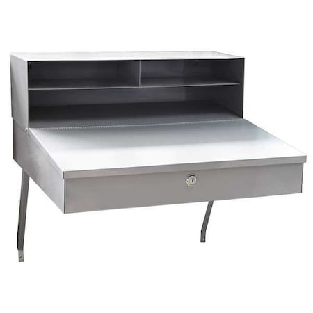 Stationary Wall Mount Desk, 11 7/8