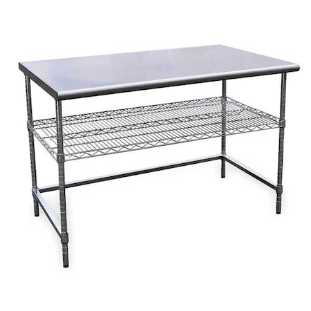 Fixed Work Table, SS, 60
