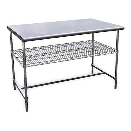 Fixed Work Table, SS, 48