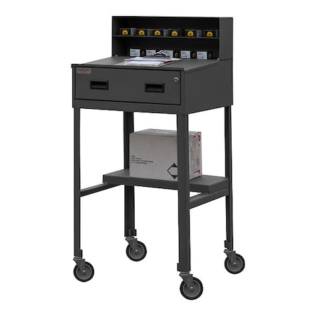 Shop Desk, 23 x 51 x 20 In, Gray MPN:MSD-2023-95